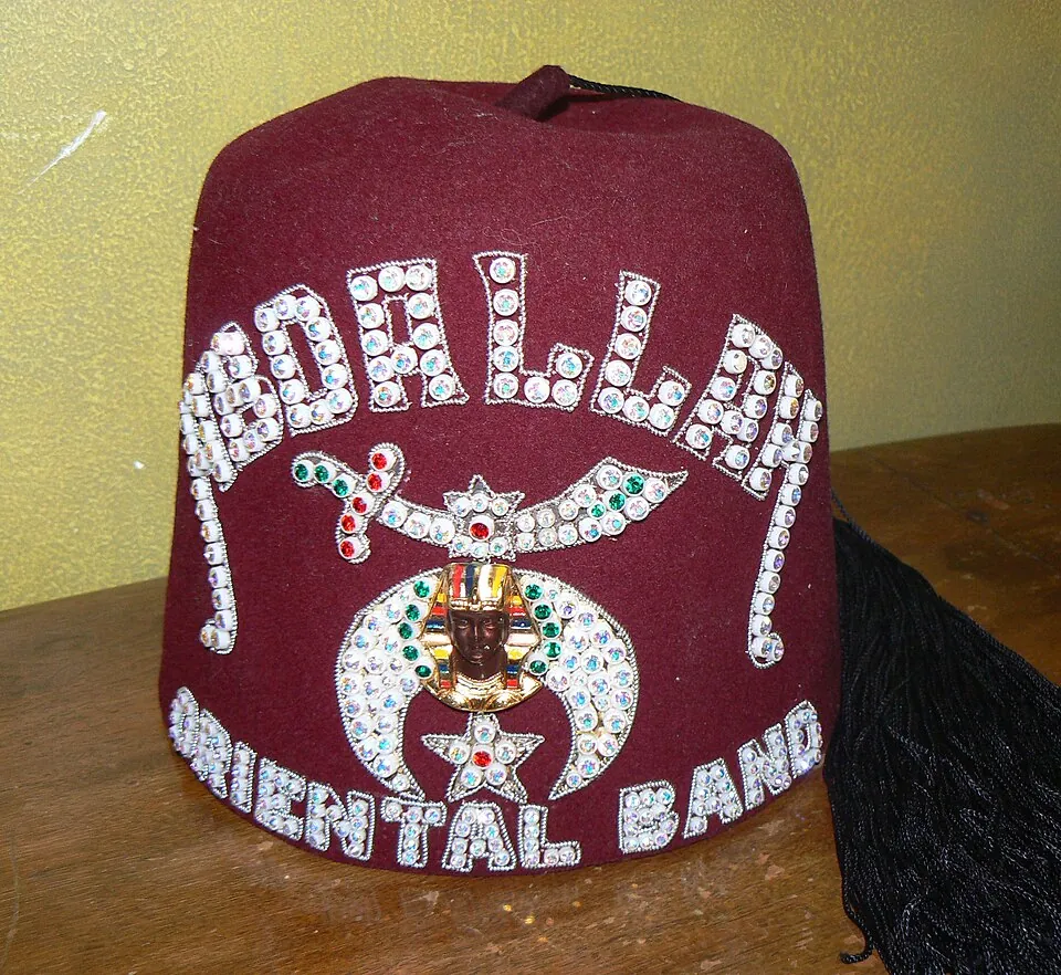 Abdallah Shrine Oriental Band fez