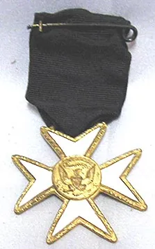 Early -Masonic Knights Templar- Enamel Medal