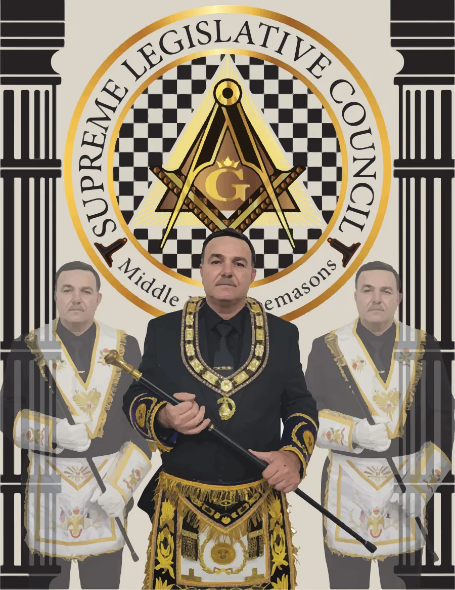 Grand Master Jamal Saman – Supreme Legislative Council, Middle East Freemasons