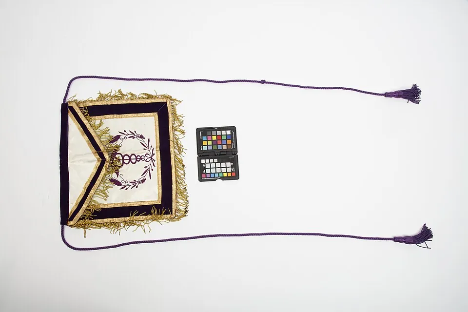Masonic Apron of Dr. James M. Whittico, Jr. (reverse)