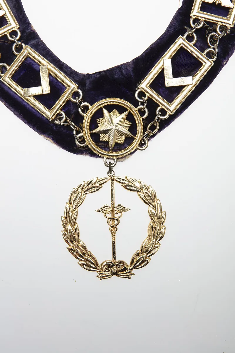 Masonic Chain Collar of Dr. James M. Whittico, Jr.