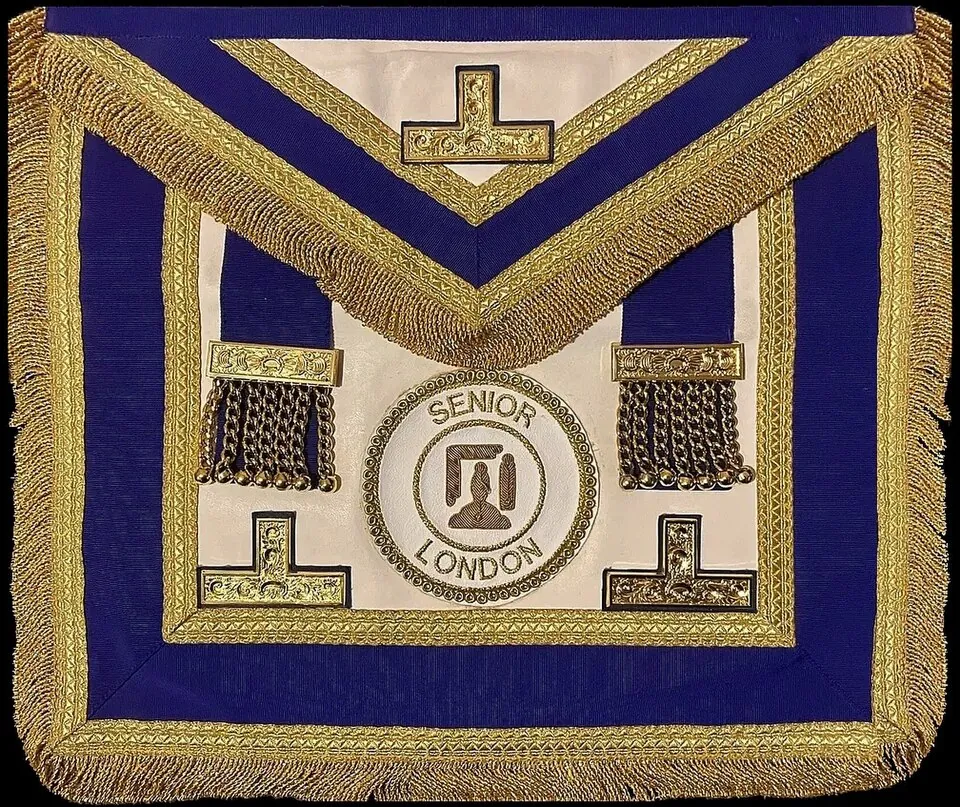 Masonic full dress apron - Senior London Grand Rank