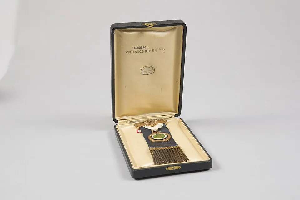 Masonic Medal from Puerto Rico Given to Charles Lindbergh