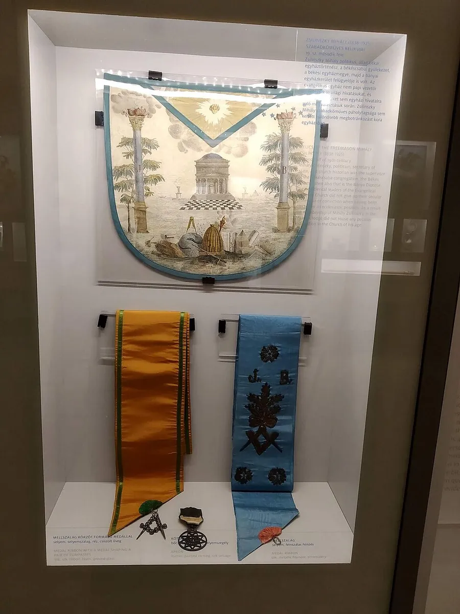 Masonic relics of Mihály Zsilinszky