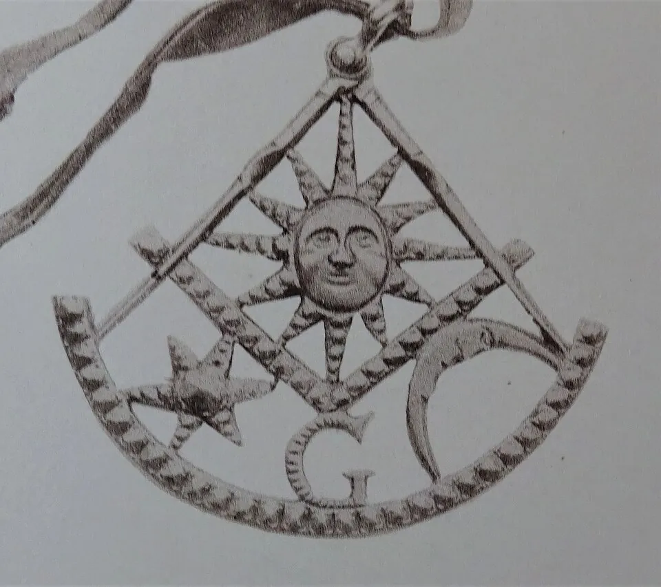 The Jewel worn by Robert Burns as Depute-Master of St James's Lodge