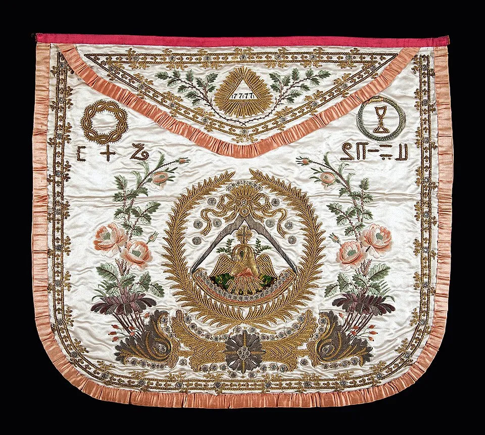 VM 00043 – Rose Croix apron – 1848–1852