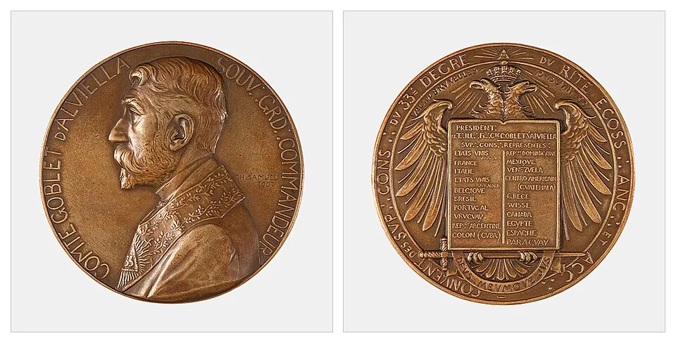VM 02591 – Medal of the Scottish Rite in Belgium – 1907